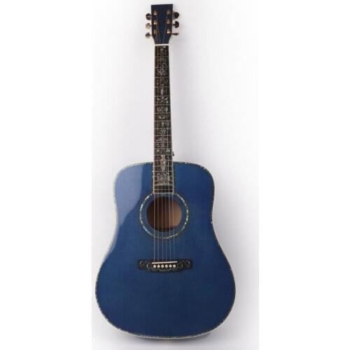 Good quality solid wood acoustic guitar free shipping