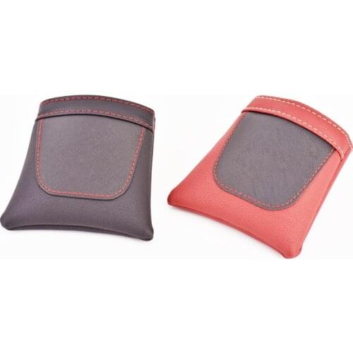 Clip on Air Outlet Car Tidy Storage Pu Leather Bag Car Phone Holder For Renault Clio Captur Duster Talisman Megane Koleos Logan