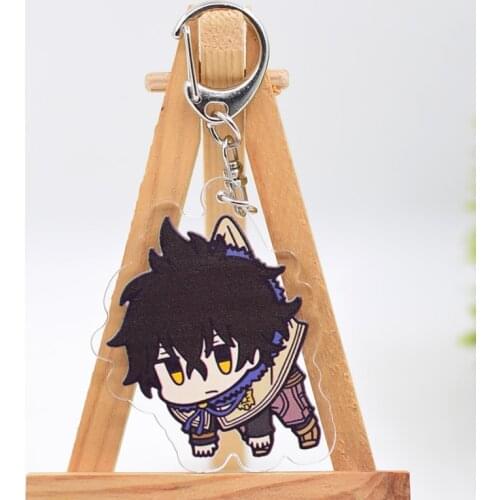 Black Clover Keychain Acrylic Cartoon Keyring Accessories WL0726