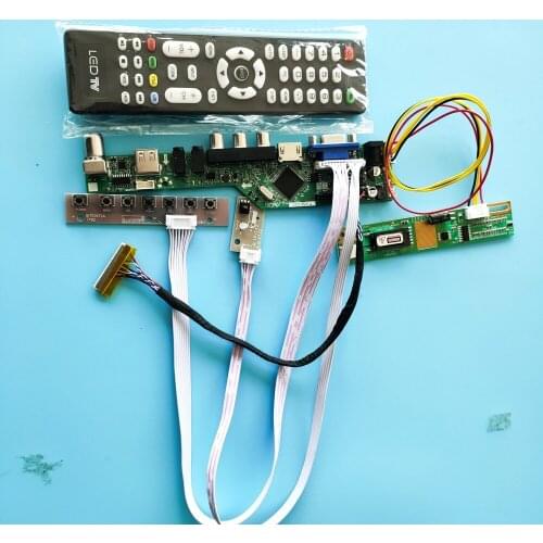 For LP154WP1 TLD1 Digital Signal Controller VGA AV TV New 30pin Driver Board HDMI 1 lamps 15.4" USB Module 1440X900