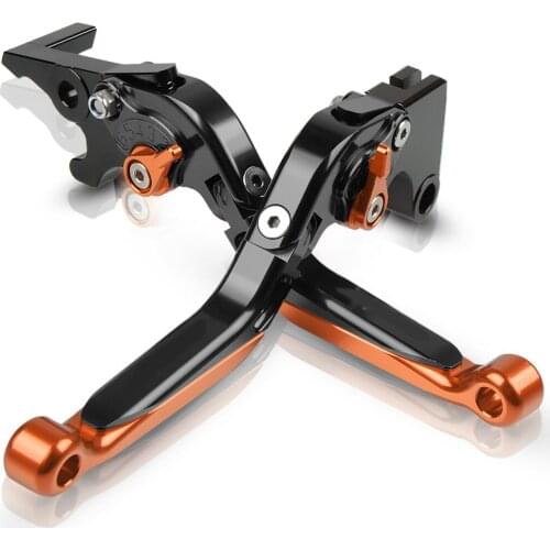 For 200 125 125 200 Motorcycle Accessories CNC Aluminum Extendable Adjustable Brake Clutch Levers
