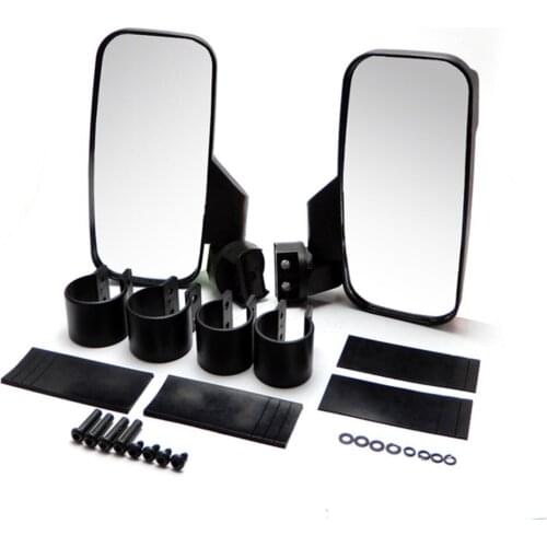 For Polaris Ranger 570 RZR UTV 1.6 1.75 2 inch Clamp Rearview Mirrors Turbo XP 1000 900 for Yamaha Rhino for Can-Am X3 Maverick