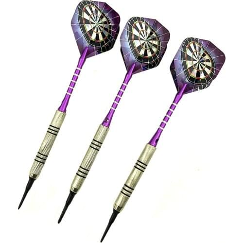 New 3 piece / set 14g professional silver plated soft tip darts darts flight sports darts axis