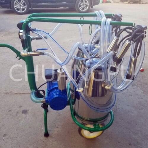 Dry type pump milk cow machine