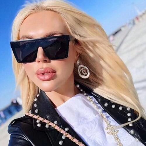 Fashion Women Square Sunglasses Luxury Brand Designer Vintage Female Sun Glasses Ladies UV400 Shades Eyewear Oculos De Sol