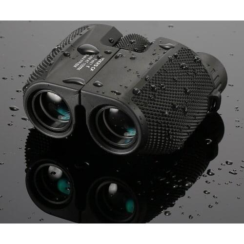 Professional Binoculars 10x25 BAK4 Prism High Powered Binocular Portable Hunting Telescope Pocket Scope for Sports Living