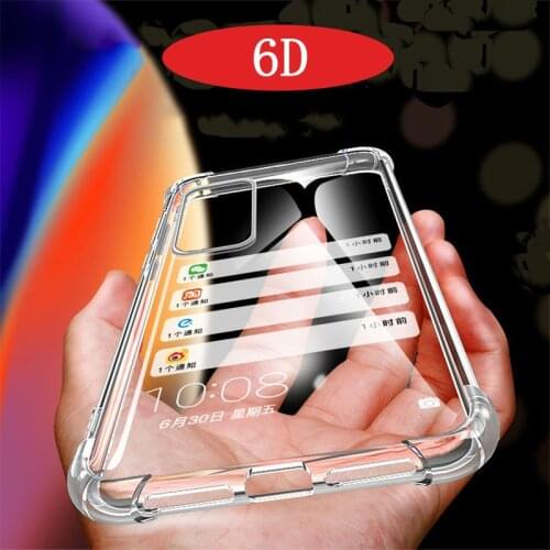6D Anti-Knock TPU Case for Samsung Galaxy S20 FE S10 Plus Lite S9 S8 M51 M60S M40S M31S M31 M30 M10 M21 M11 M01 Core Clear Cover