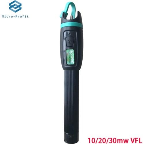 Free shipping 10/20/30mW VFL Fiber Optical Cable Tester Pen Type Visual Fault Locator for FC/SC/ST 5-30KM VFL