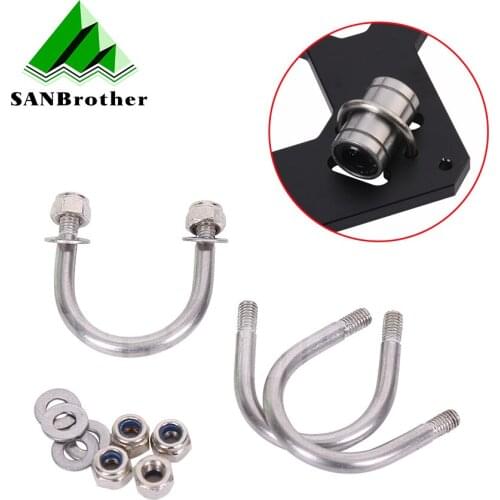3Sets U-bolts For Holding LM8UU MK2S Y-carriage For Prusa i3 3D Printer Spare Parts