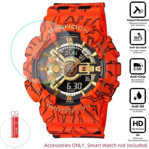 Tempered Glass Screen Protector Cover Film For Casio G-shock GA-110/100 GA100 GA110 WSD-F10/F20 PRW-6000/6100 TR750 TR80 TR770