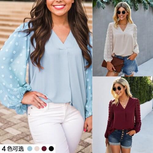 T Shirt Women 2021 New Arrival Summer Style Pure Color v-neck Temperament Female Tshirt Dropshipping SY211S3184