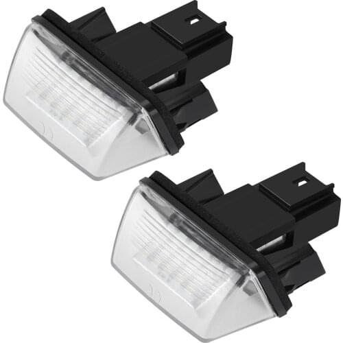 2x HID License Number Plate Light For Peugeot 206 207 306 307 308 5008 For Citroen C3 C4 C5 Berlingo Saxo Xsara Picasso