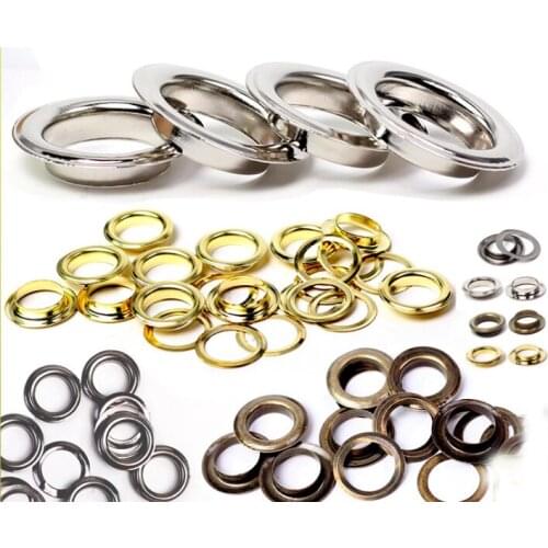 40mm (1 9/16) Curtain Eyelet, Metal eyelets, grommet,large eyelets polished 100 sets