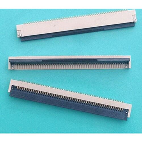 60 Pin 0.5MM FPC Connector High Temperature Resistance Connector LCD Screen Cable Socket With Hole