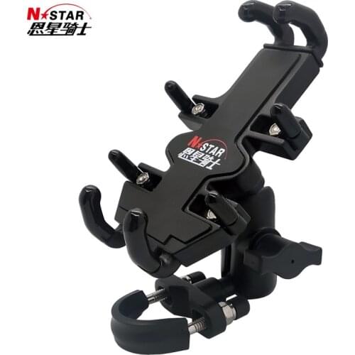 Motorcycle bicycle compatible mobile phone holder metal aluminum alloy accessories riding equipment