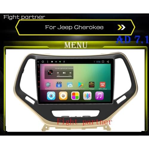 Car DVD Multimedia Player GPS for Jeep Cherokee 2014 2015 2016 2017 audio car radio stereo navigation