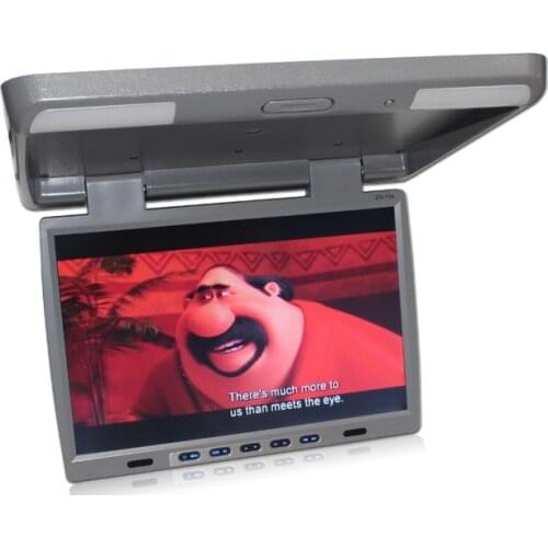 Car tv ceiling screen car roof camera mount lcd monitor with av