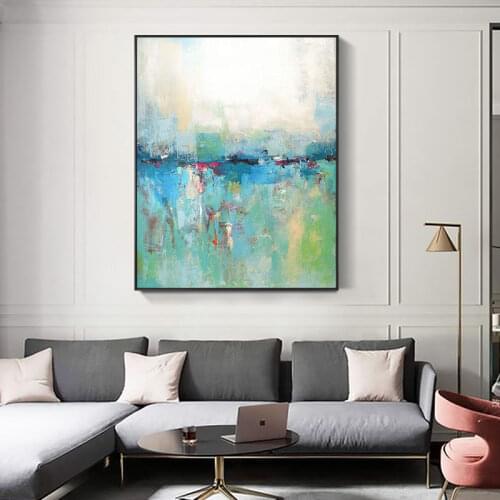 Large 100% handmade Oil Painting abstract colorful painting wall art painting on canvas pictures for living room home decoration