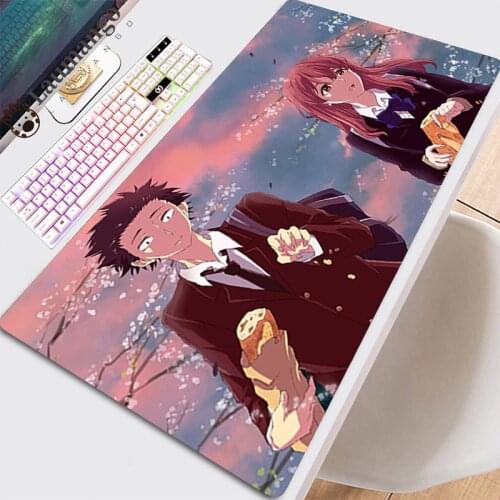 Gaming Pad Gamer Mouse Mats Kawaii Accessories Large Mousepad Mause Mausepad Pads For Desk Cute Beautiful The Shape Of Voice Pad