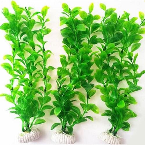 Artificial Aquarium Plant Decoration Fish Tank Submersible Flower Grass Decor Ornament Simulation Aquatic Plants Fish Tank Decor