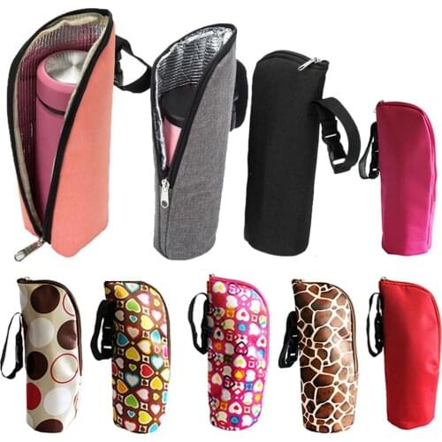 Baby Bottle Warmer Insulation Bag Travel Cup Drink Warm Milk Bottle Bag For Feed Newborn Tote Stroller Hang Bags