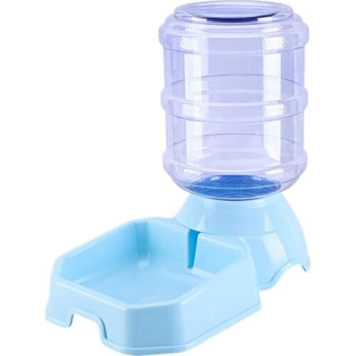 D08D Pet Feeder Water Food Dispenser Automatic for Dogs Cats Gravity Refill Self Feeding for Small Medium Large Pets