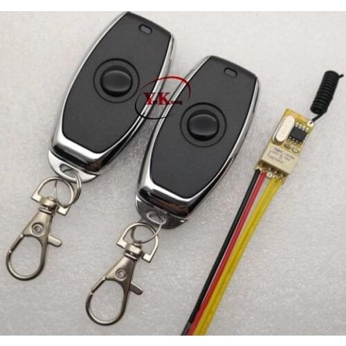 Micro Remote Control Switch Small Volume Relay Contact Wireless Switches 315 433 ASK 3.6V 3.7V 4.5V 5V 6V 7.4V 8.4V 12VNO COM NC
