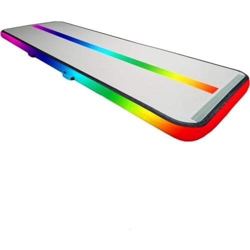 Free Shipping Rainbow 5*1*0.1M Inflatable Air Tumble 3M 4M Track Olympics Gym Mat Yugo Inflatable Air Gym Air Track For Home Use