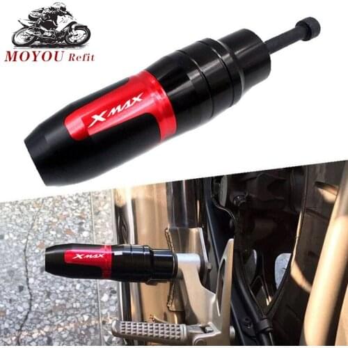 For YAMAHA XMAX 125 250 300 400 XMAX300 X Motorcycle Accessories CNC Frame Crash Pads Exhaust Sliders Crash Protector With logo
