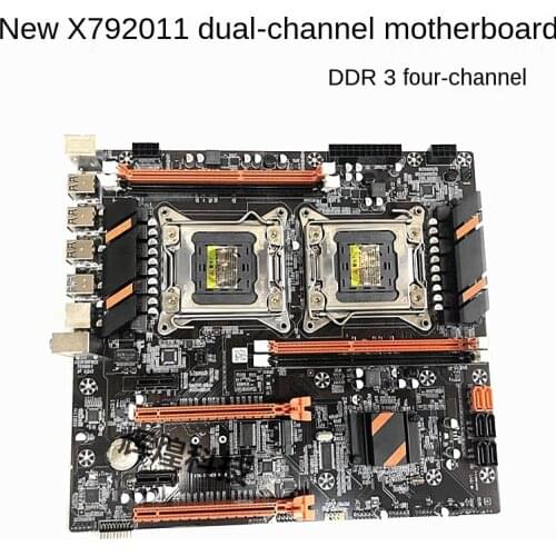 New x79 Dual CPU package, 2011 pin,Support server DDR3 memory e5-2660 2680v2