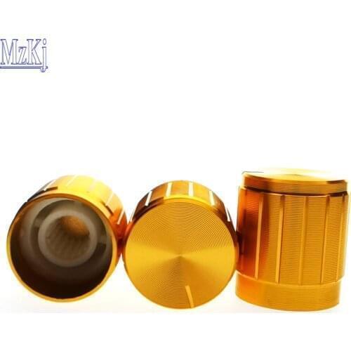 3PCS New Golden Aluminum Knob For Potentiometer RK163 WH148 RK271 RH2702