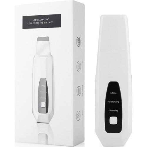 Ultrasonic Pore Skin Scrubber Acne Shovel Instrument Blackhead Remover Facial Cleaner Wash Machine Lifting Face Beauty Tools