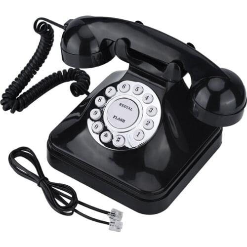 WX-3011 Vintage Telephone Black Home Telephone Retro Wire Landline Phone telefono fijo telefone fixo landline phone