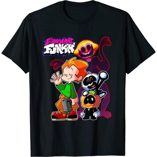 Funny Friday Night Funkin Art Pico And Friend T-Shirt S-5XL