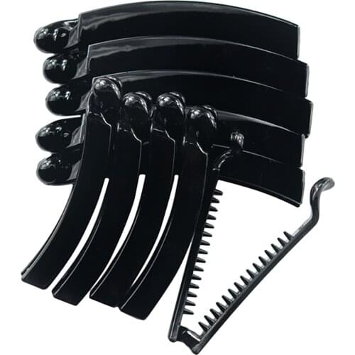 10 Pieces 8cm 10cm One Piece Banana Hair Clips Hair Claw Pins Handmade Women Girls Fashion Hair Accessories