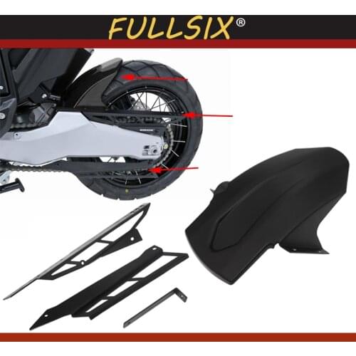 Motorcycle Parts CNC Chain Decoration Cover + ABS Rear Fender Anti-mud Protector FOR HONDA XADV X ADV 300 750 1000 2017-2019