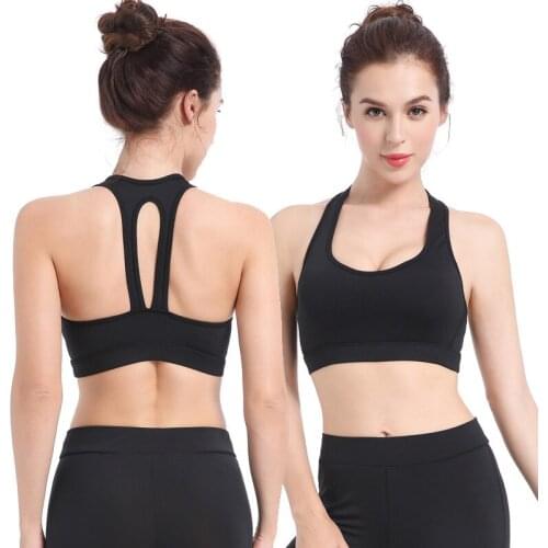 Women Sports Bras Crop Workout Top Yoga Fitness Shockproof Sportswear Feminine Gym Female Underwear Running Push Up Bralette I16