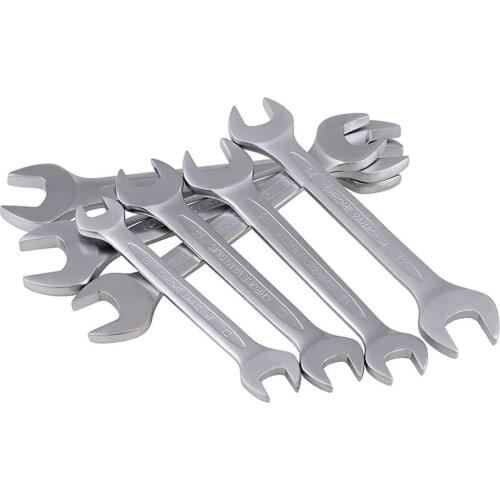 1Pcs Open End Wrench Tools Matte Double End Combination Spanner For Machine Automobile Repair Hardware Tools 5.5-18mm All Size