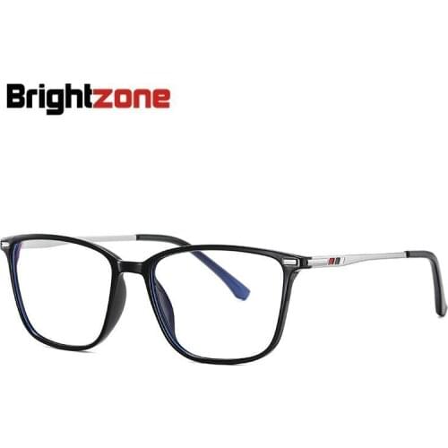 2020 Men Women Tr90 Anti Blue Ray Computer Retro Clear Prescription Glasses Stand Full Frame Metal Eyeglass Vintage Accessories