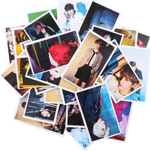 30pcs/set STRAY KIDS Lomo Cards Self Made Paper Photo Cards For Fans Collection Gift