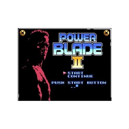 Power Blade 2 Region Free 60 Pin 8Bit Game Card For Subor Game Players