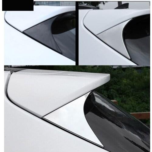 ACCESSORIES FIT FOR HYUNDAI TUCSON TL 2015 2016 SIDE REAR WINDOW SPOILER COVER TRIM TRIANGLE GARNISH BEZEL