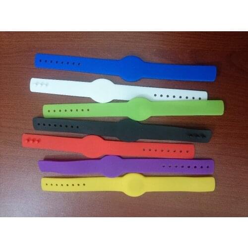 Wholesale 1000pcs/lot 13.56MHz Fudan RFID Wristband Bracelet adjustable watch type Silicone Waterproof Bracelet