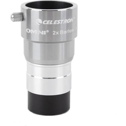 Celestron Omni 2x Barlow Eyepiece High Magnification Eyepiece Professional Telescope Barlow Lens Astronomical Eyepiece