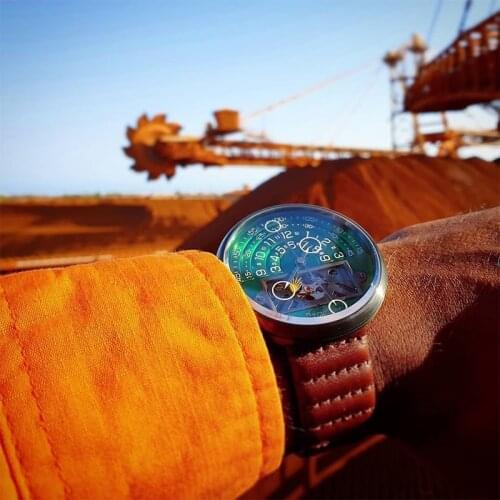 DECYPHER Top Luxury Brand Mens Automatic Mechanical Wristwatches Luminous Sapphire Crystal Watch For Men Unique Design Reloj