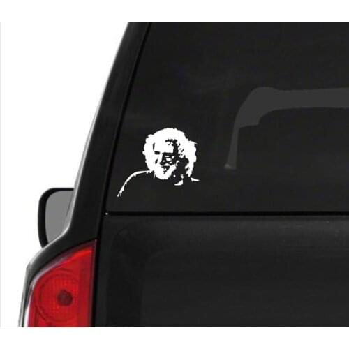 Black/Sliver Jerry Garcia Sticker Car Body Stickers Window Door Decal Top Quality Waterproof Removable S829