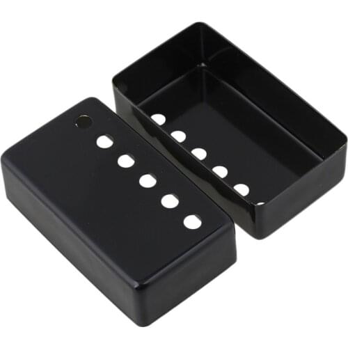 Black Humbucker Neck & Bridge Guitar Pickup Covers Set of 2