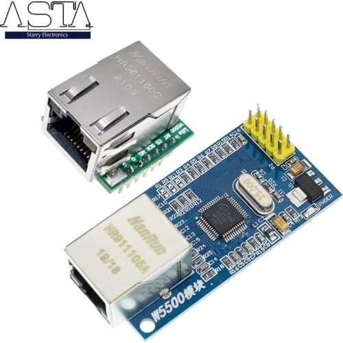 W5500 Ethernet network module hardware TCP / IP 51 / STM32 microcontroller program over W5100