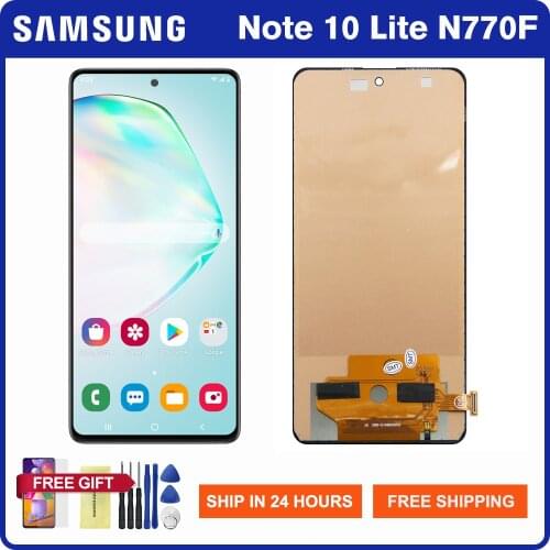 TFT Display Screen for Samsung Galaxy Note 10 Lite LCD Display Touch Screen Digitizer Assembly For Samsung Note 10 Lite N770F