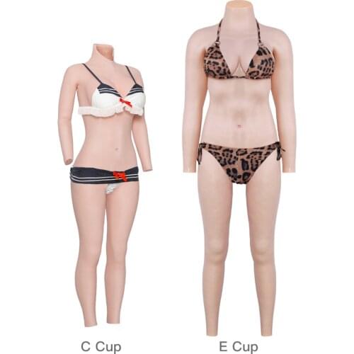 CYOMI Crossdresser Fake Boobs Silicone Bodysuit Drag Queen Vagina Sexy Pussy Cosplay Costumes for Transgender Lifelike nipples